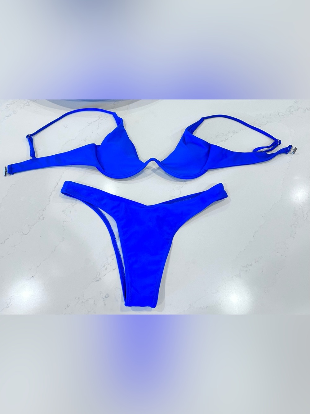 Royal Blue Two-Piece Bikini Set, small